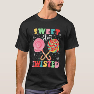 T-shirt Sucre de canne doux mais tordu chemise Noël Noël N