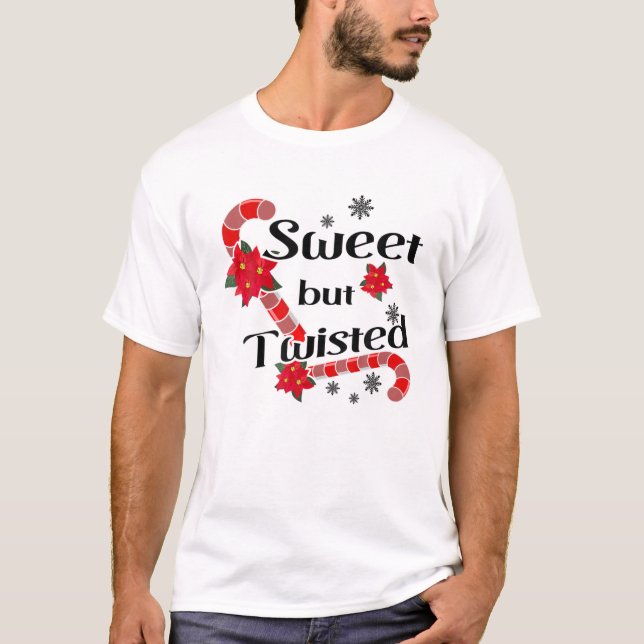 T-shirt Sucre de canne doux mais tordu Stocker Stuffer Chr (Devant)