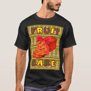 T-shirt Sucre de Noël moche Fruitcake Décembre