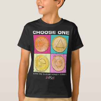 T-shirt Sucre Miel Comb Cookie Jeu Carrés