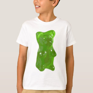 T-shirt Sucrerie gommeuse verte d'ours