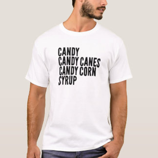 T-shirt Sucres de canne de bonbons Sirop de maïs pour enfa