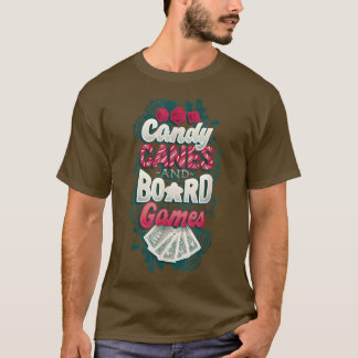 T-shirt Sucres de canne et jeux de société Noël