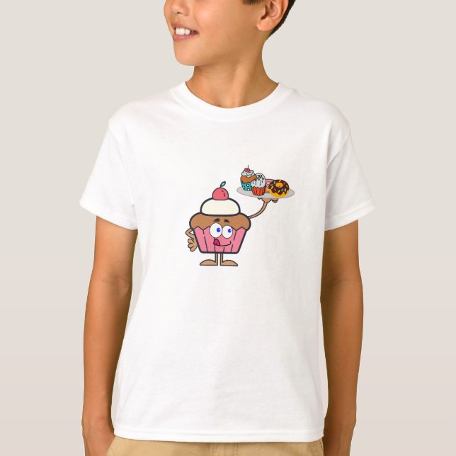 T-shirt Sucres de cupcake Votre Jour (Devant)