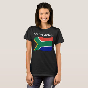 T-shirt sud-africain de drapeau - dames II