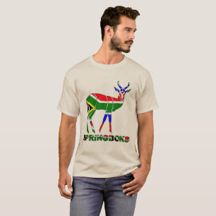 T-shirt sud-africain de springboks de rugby