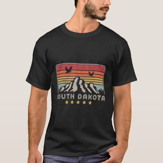 T-shirt Sud Dakota Style Sd Usa (Devant)