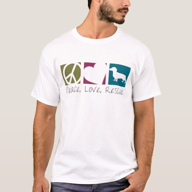 T-shirt Sud la Floride de délivrance de teckel (Devant)