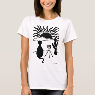 T-shirt Sud-ouest de photographe de chat