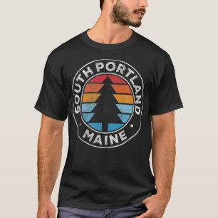 T-shirt Sud Portland Maine ME Vintage Graphisme les années