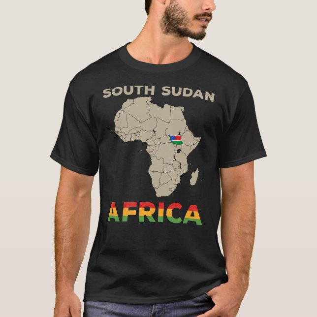 T-shirt Sud-Soudan-Afrique (Devant)
