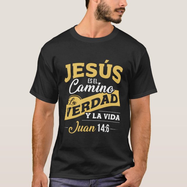 T-shirt Sudadera Con Capucha Para Cristianos espagnol (Devant)