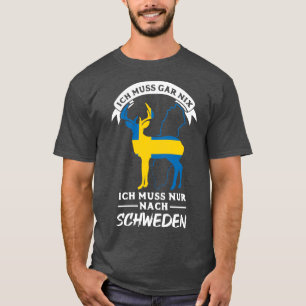 T-shirt Suède Cadeau Stockholm Suède Malmo Fika