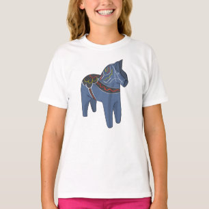 T-shirt Suède Dala Horse Dalecarlian suédois