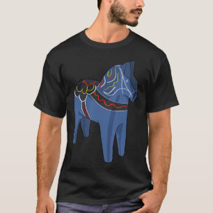 T-shirt Suède Dala Horse Dalecarlian suédois