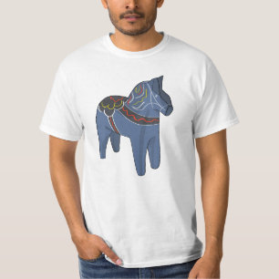 T-shirt Suède Dala Horse Dalecarlian suédois