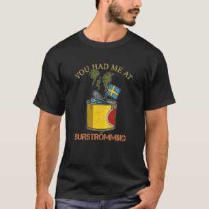 T-shirt Suède spécialité de poisson suédois Surstromming p