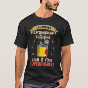 T-shirt Suède spécialité de poisson suédois Surstromming p