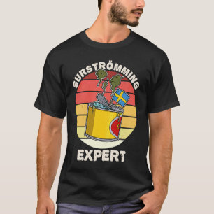T-shirt Suède spécialité de poisson suédois Surstromming p