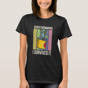 T-shirt Suède spécialité de poisson suédois Surstromming p