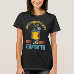 T-shirt Suède Spécialité de poisson suédois Surstromming p