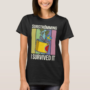 T-shirt Suède Spécialité de poisson suédoise Surstromming