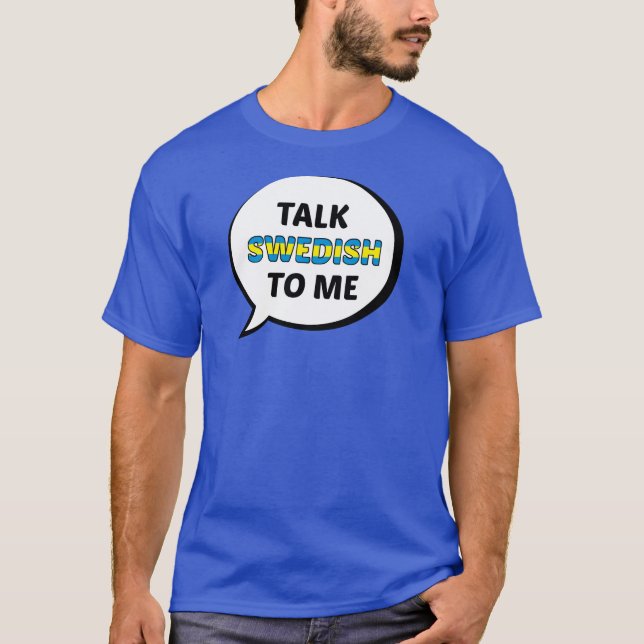 T-shirt Suédois d'entretien à moi (Devant)