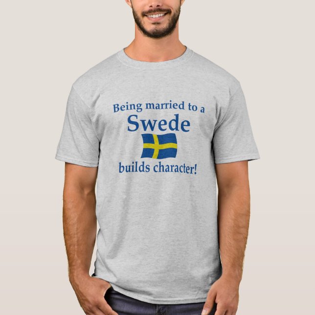 T-shirt Suédois établit le caractère (Devant)