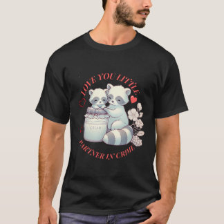 T-shirt Sueur col ras du cou J'aime les ratons laveurs, sw
