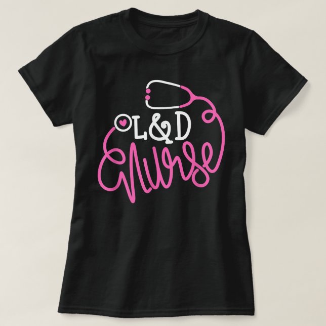 T-shirt Sueur Des Infirmières De Travail Et De Livraison (Design devant)
