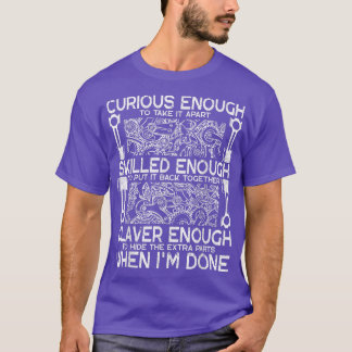 T-shirt Suffisamment Curieux Auto Truck Mécanique de voitu
