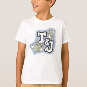 T-shirt Suffisance excentrée Tom et logo d'initiales de