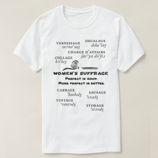 T-shirt Suffrage féminin