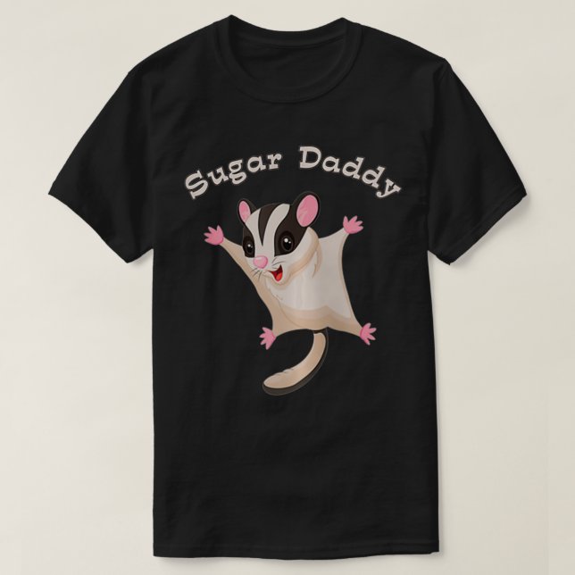 T-shirt Sugar Glider Daddy Zip (Design devant)