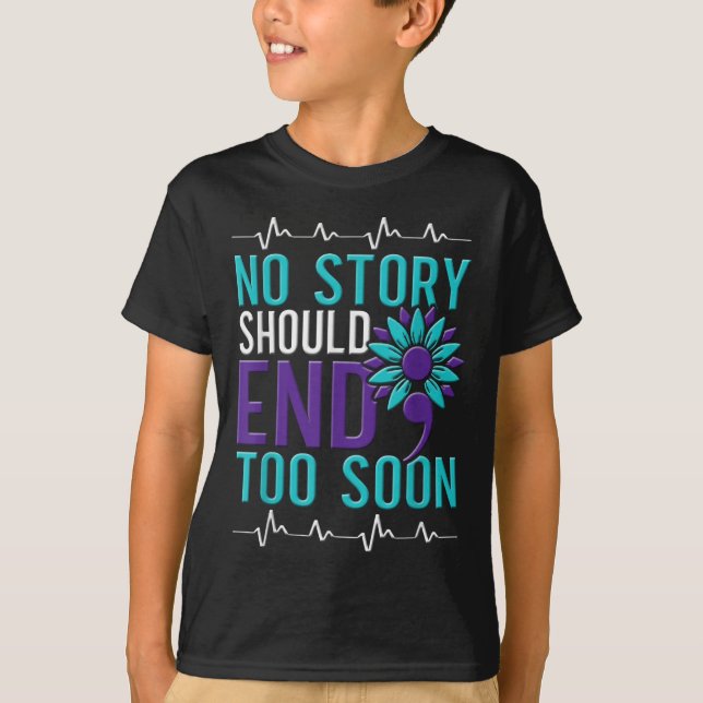 T-shirt Suicide Awareness Suicide Prevention Suprt Survivo (Devant)