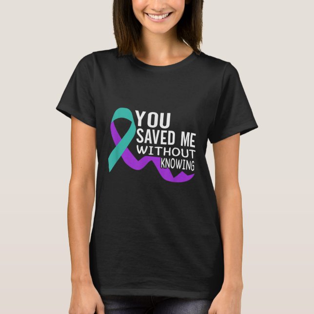 T-shirt Suicide Awareness Suicide Prevention Suprt Survivo (Devant)