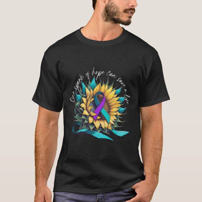 T-shirt Suicide Awareness Suicide Prevention Suprt Survivo (Devant)