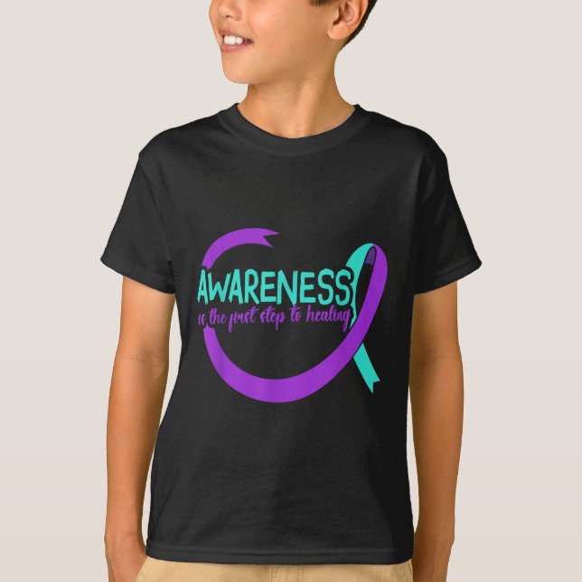 T-shirt Suicide Awareness Suicide Prevention Suprt Survivo (Devant)