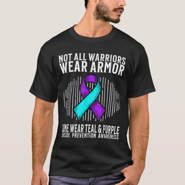 T-shirt Suicide Awareness Warrior Suicide Prevention Aware (Devant)