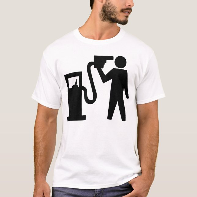 T-shirt Suicide par le bec de gaz (Devant)