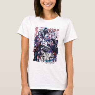 T-shirt Suicide Squad   Task Force X Typografy Photo