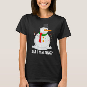 T-shirt Suis-Je En Train De Faire Fondre Le Snowman Au Pri