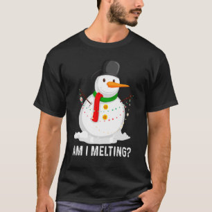 T-shirt Suis-Je En Train De Faire Fondre Le Snowman Au Pri
