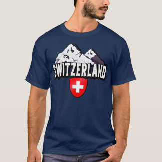 T-shirt Suisse Accueil Montagnes Suisse