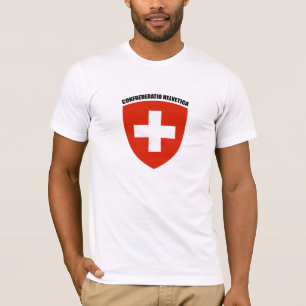 T-shirt Suisse : Confoederatio helvetica