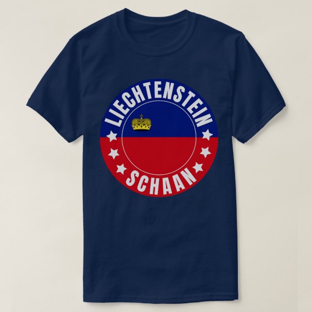 T-shirt Suisse Liechtenstein (Design devant)
