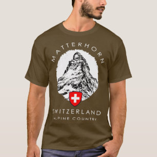 T-shirt Suisse Matterhorn Xo4U Original
