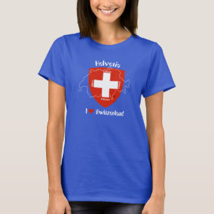 T-shirt Suisse Svizzera Svizra Switzerland
