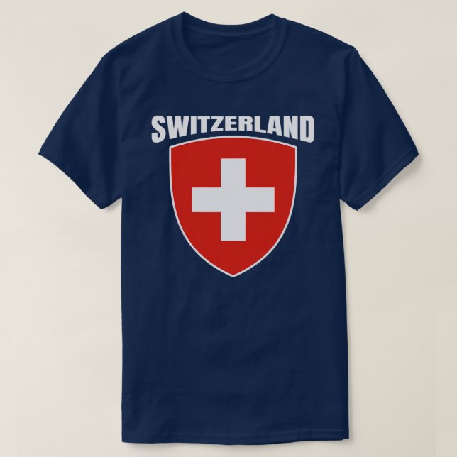 T-shirt Suisse Swiss Football Football Soccer Jersey (Design devant)