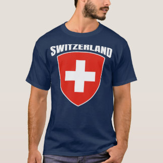 T-shirt Suisse Swiss Football Football Soccer Jersey